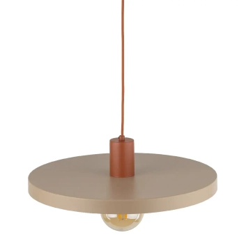 Industrialna lampa wisząca Sila 10955 żarówka na kablu ceglany