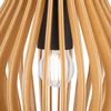 Wisząca lampa Roots MOD191PL-01W Maytoni naturalna eco czarna beżowa