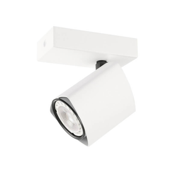 Sufitowa lampa nowoczesna Merusa do przedpokoju biała