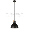 LAMPA wisząca EAGLE 106550 Markslojd metalowa OPRAWA zwis kopuła czarna