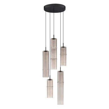 Szklane zwisy sufitowe SARTANO LE45164 LED 15W 3000K mokka