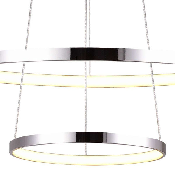 Wisząca lampa LUNE 32-64769 futurystyczna zwis LED 40W 4000K rings chrom