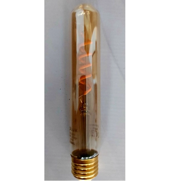 Żarówka dekoracyjna rurka Vintage Amber 313065 Polux T30 LED 3,6W E27 tuba 220lm 230V biała ciepła