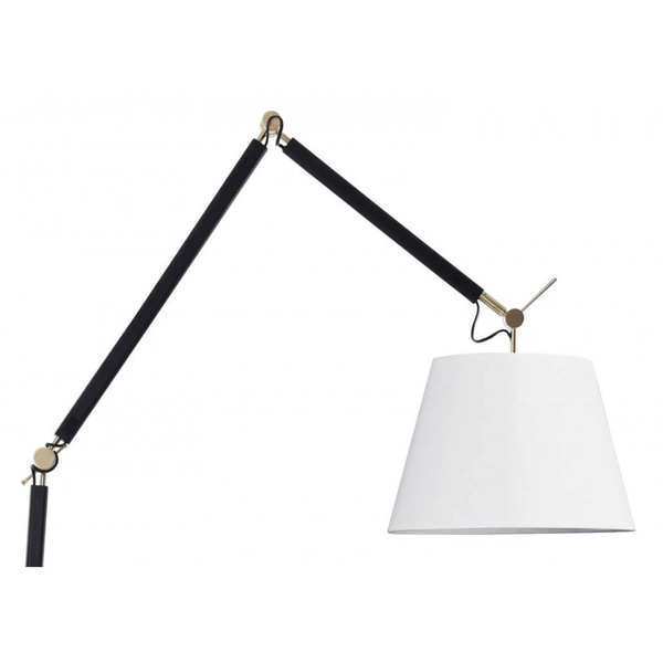 Regulowana lampa podłogowa a Zyta AZ4193+AZ2605 do salonu czarny biały