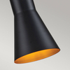 Lampa wisząca salonowa Etoile ETOILE-P-S-MB czarny złoty