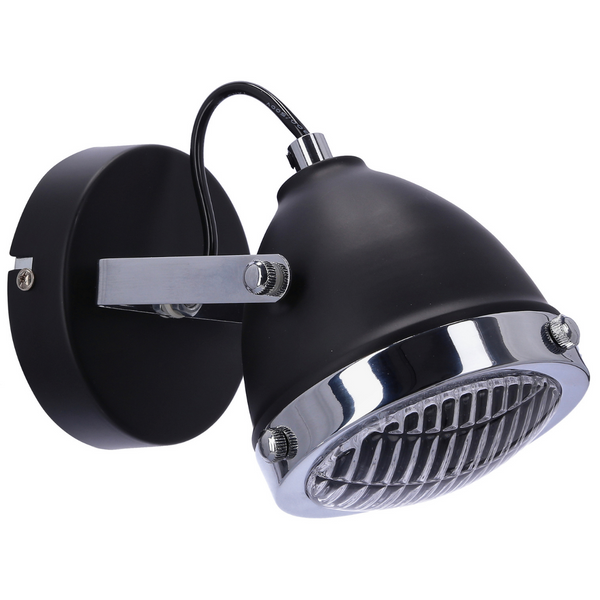 Industrialny kinkiet Crazy 91-13293 Candellux do salonu czarny