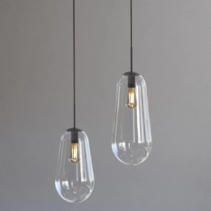 Szklany klosz Cameleon Pear M 10330 podłużny przeźroczysty