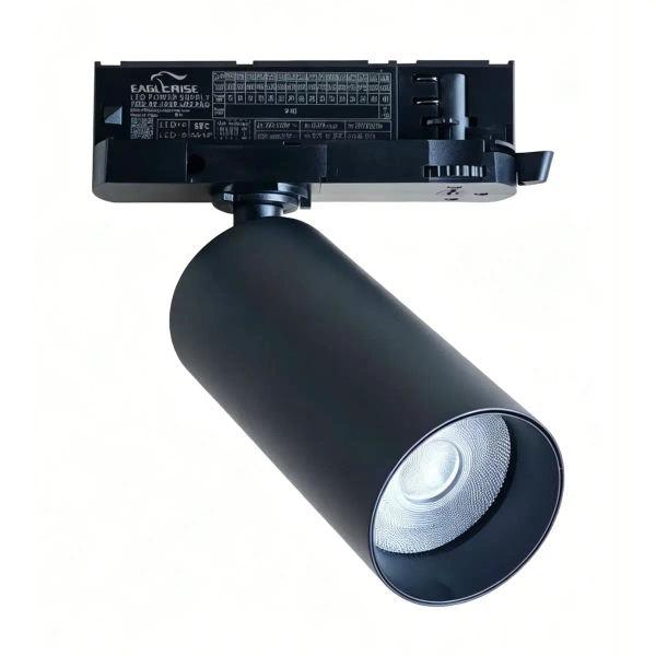Czarna sufitowa tuba HALO S0024 LED 15W 3000K reflektor punktowy