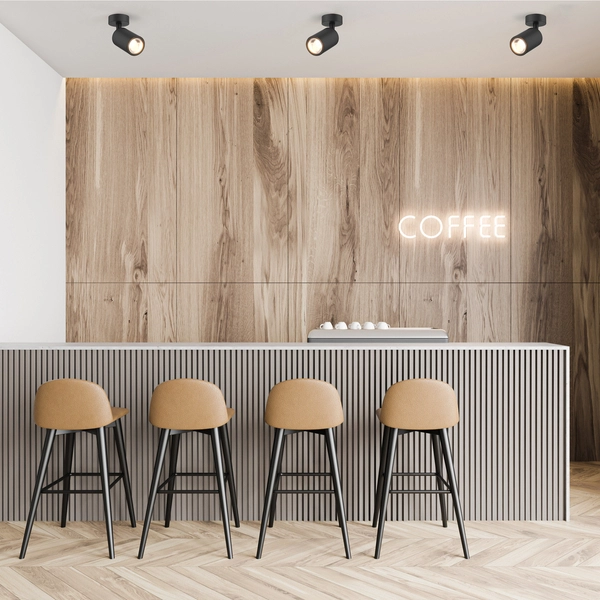 Spot Lampa sufitowa TORI 20016-BK-N metalowa regulowana tuba czarna