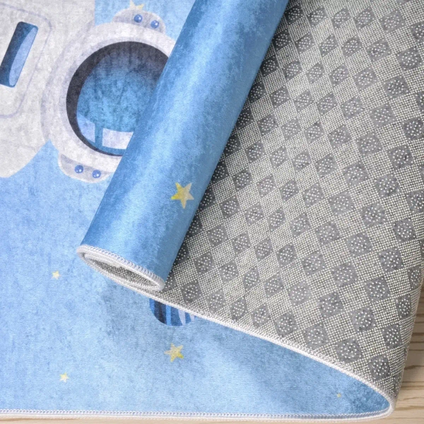 Prostokątny dywan dziecięcy Kosmonauta 322890 kosmos kolorowy