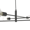 Wisząca lampa Alana ALA0622 Dar Lighting molekuły sticks czarne