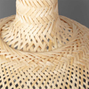 Pleciona lampa bambusowa Boho ABR-NLW29-BH-E27 Abruzzo wisząca naturalny