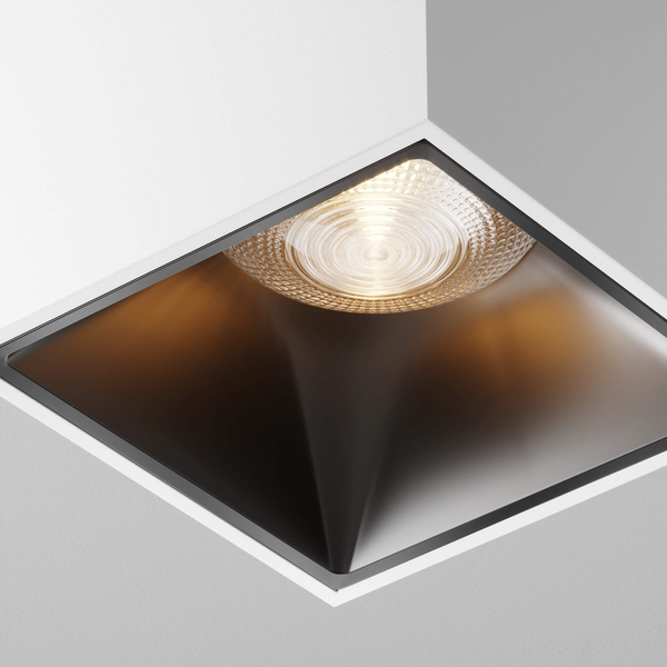 Lampa sufitowa Alfa C065CL-L12W3K-D LED 12W 3000K kostka square biała