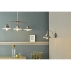 Wisząca lampa retro Liden LID0339 potrójna grafitowy miedziany