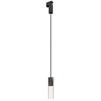 Lampa wisząca CYLINDER 8541+8635+8360 tuba do systemu 1-fazowego czarna