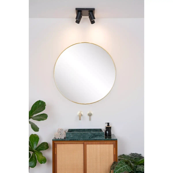Łazienkowa lampa sufitowa TAYLOR 09930/20/30 Lucide IP44 obrotowa czarna