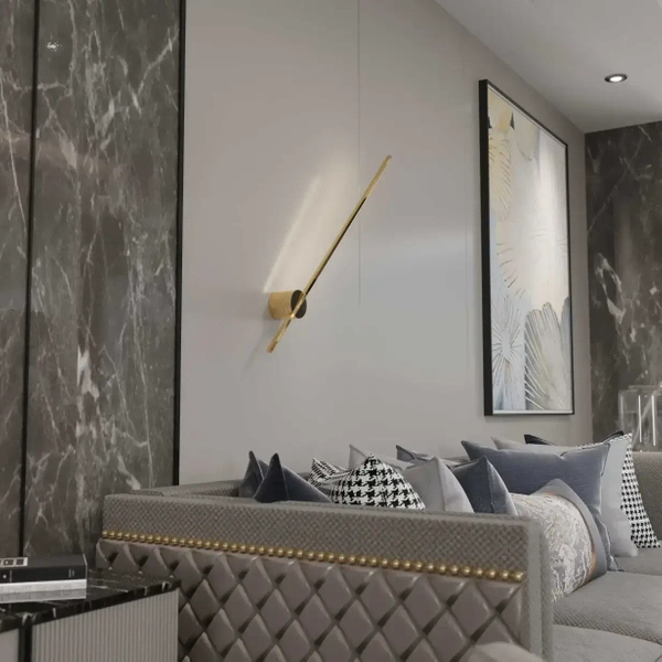 Sypialniany kinkiet Chloe WL0107-GD Yaskr LED 11W 3000K IP44 złoty