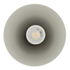 Stożkowa lampa zwieszana ZENITH 11455 jedwabisty szary