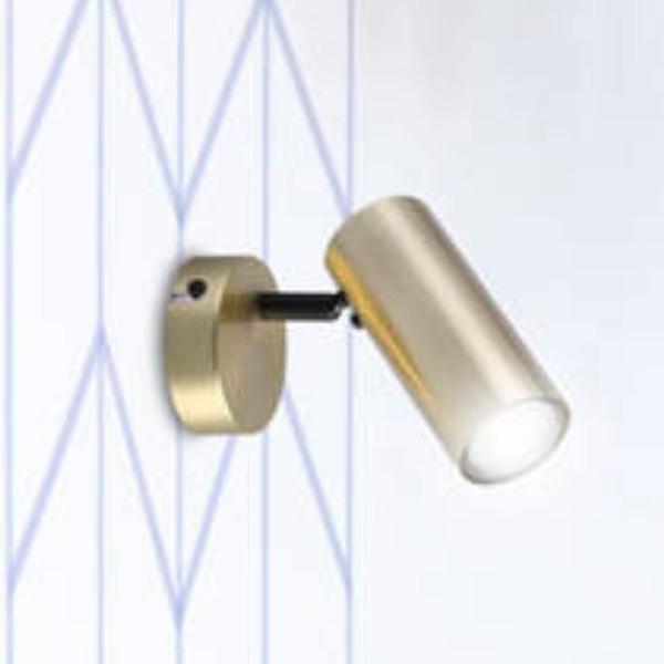 Kinkiet ścienny Colly 91-01702 Candellux metalowy spot mosiądz