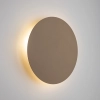 Nowoczesna ścienna lampa Luna Sabia 10624 okrągła koło beżowy