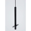 Metalowa lampa wisząca Sopel Ring 41224 tubka nad stół czarna