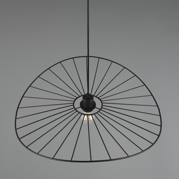 Wisząca lampa Chapeau R31451032 RL Light kapelusz metalowy czarny