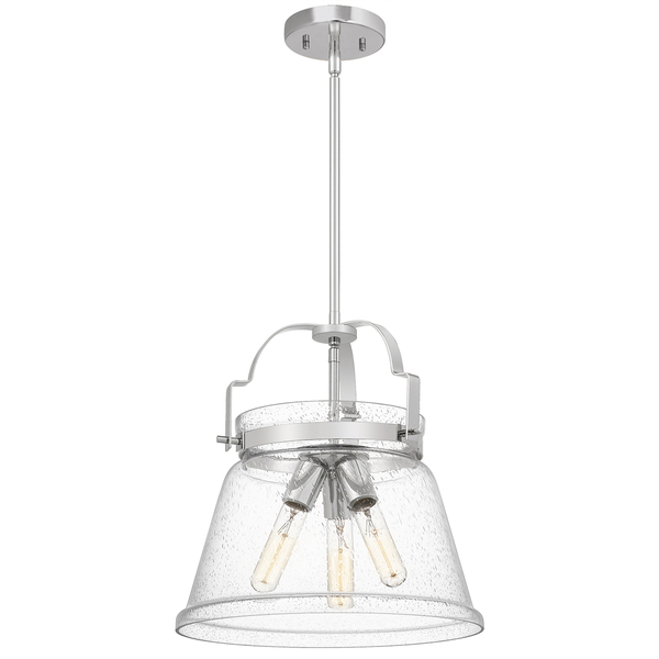 Lampa wisząca QN-WIMBERLEY-P-PC szklana bubbles chrom