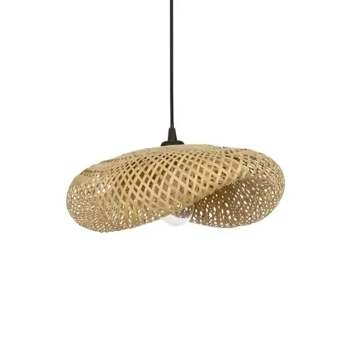 Bambusowa wisząca lampa NULVERO LE45364 boho naturalna