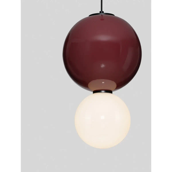 Lampa wisząca kulista do salonu JORELIA LE45247 LED 7W 3000K czerwona biała