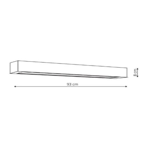 Lampa ścienna Ibros GS-LWA-12W WH CCT LED 12W 3000-6000K IP44 biała