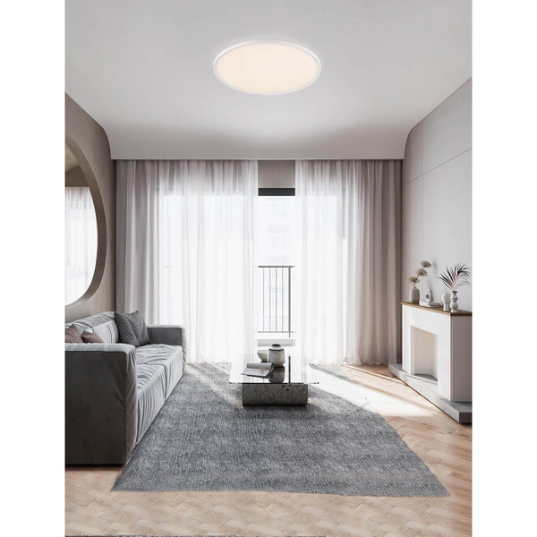 Plafon sufitowy do salonu ANTONIO LE44885 LED 55W 3000K ściemnialny biały