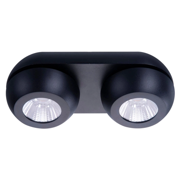Przysufitowa lampa podwójna OJOS AZ4199 Azzardo LED 16W 3000K czarny
