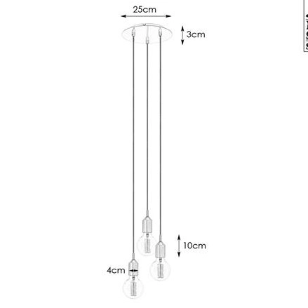 LAMPA wisząca BRONX 108099 Markslojd metalowa OPRAWA loftowy ZWIS kaskada brąz
