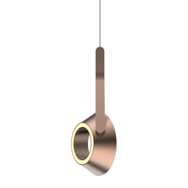 Ściemnialna lampa wisząca Garta PL0147 LED 16W 3000K czujnik różowe złoto