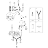 Kinkiet ścienny Luster R25072000 RL Light dekoracyjny crystals srebrny