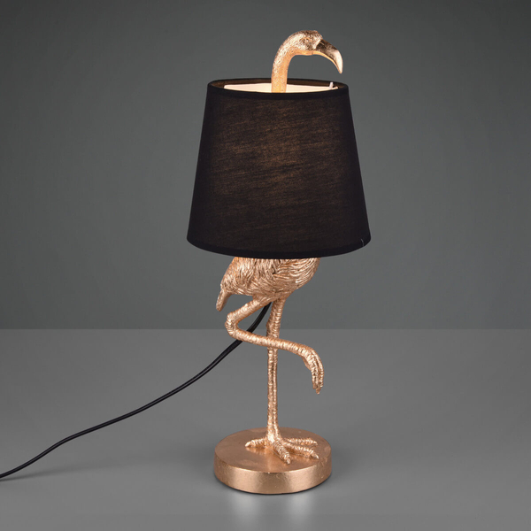 Dekoracyjna lampa stołowa Lola R50251079 RL Light flaming czarna złota