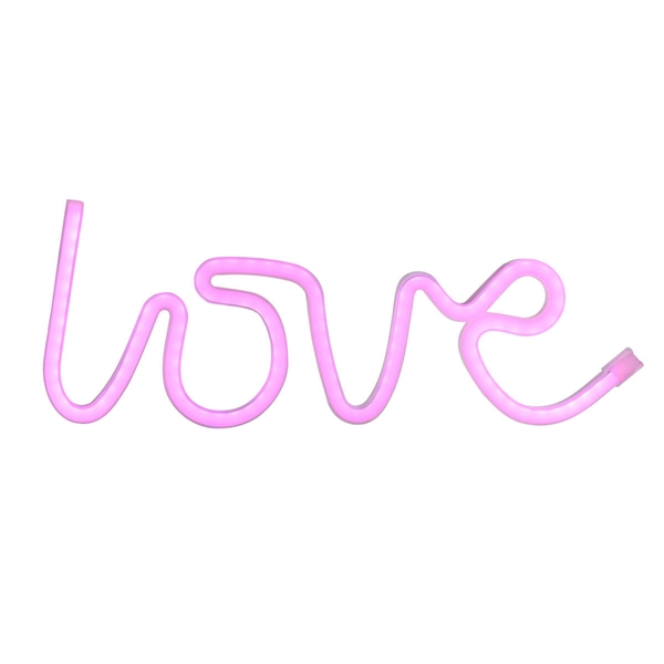 Lampa ścienna NEON-LOVE 85021-87 Just Light LED 6,5W do sypialni różowy