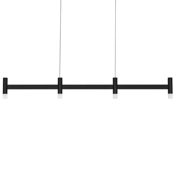 Wisząca lampa do jadalni CORVETA LE45427 LED 17W 3000K czarna