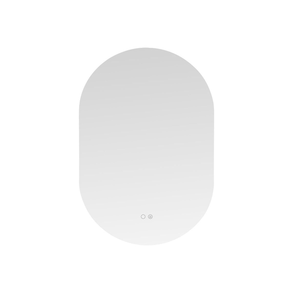 Podgrzewane lustro owalne D3002 LED 24W zmienna barwa IP44 przezroczyste