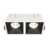 Lampa podtynkowa Alfa DL043-02-15W4K-D-SQ-WB LED 30W 4000K biały czarny