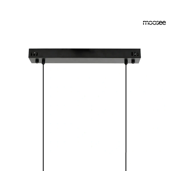 Modernistyczna wisząca lampa TORRE czarna złota MSE1501100571 5xLED 27W 3000K