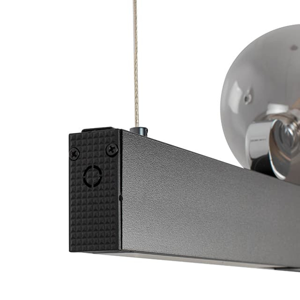 Wisząca lampa kulista Lineal MSE010100270 Moosee kule przydymione czarne