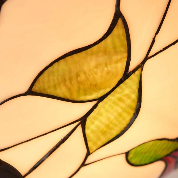 Sufitowa lampa witrażowa Botanica 63960 szklana do salonu kolorowa