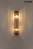 Ścienna lampa Column MSE010100361 szklana glamour złota