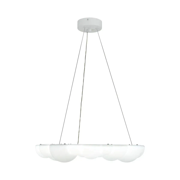 Lampa wisząca dekoracyjna CLOUD ST-DL6123P-50 biała akrylowa LED 32W 4000K do sypialni
