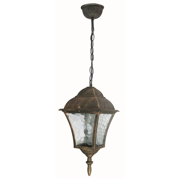 Zewnętrzna LAMPA wisząca TOSCANA 8394 Rabalux IP43 metalowa OPRAWA ogrodowa vintage outdoor złoto antyczne