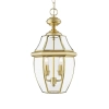 Zewnętrzna latarnia wisząca Whitley P02890AU IP23 do ogrodu złota