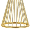 Lampa stołowa hampton Filo MT1235 Step druciana złota czarna