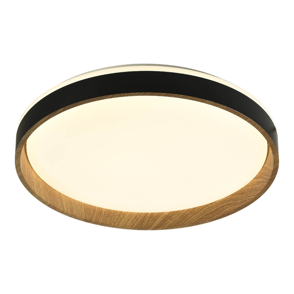 Drewniana lampa sufitowa Bois CL2204003-490MBWT LED 36W 3000-5000K czarna