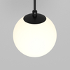 Lampa wisząca LED 5W 3000K nad stół biała czarna Luna OUTLET
